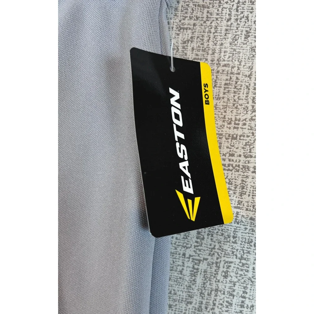 Easton Deluxe Youth Baseball Pants Grey Elastic Cuff Boys Size YS New‎ With Tags